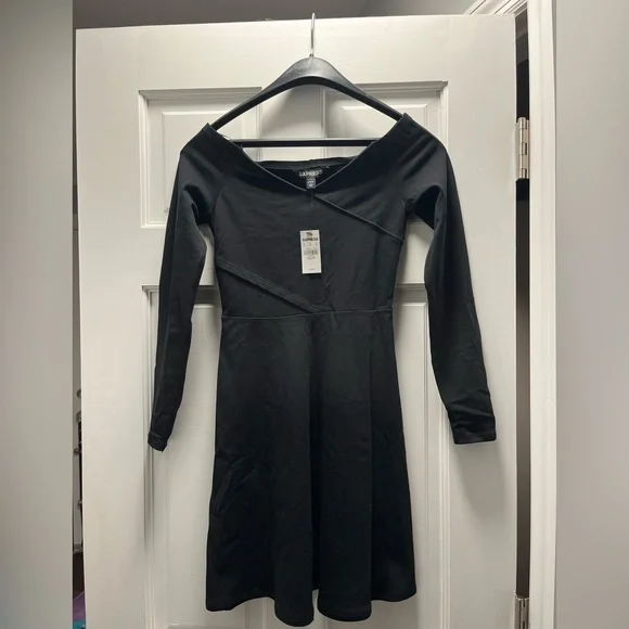 Express XXS black cotton dress